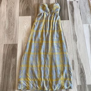 Anthropologie Silk Maxi Dress